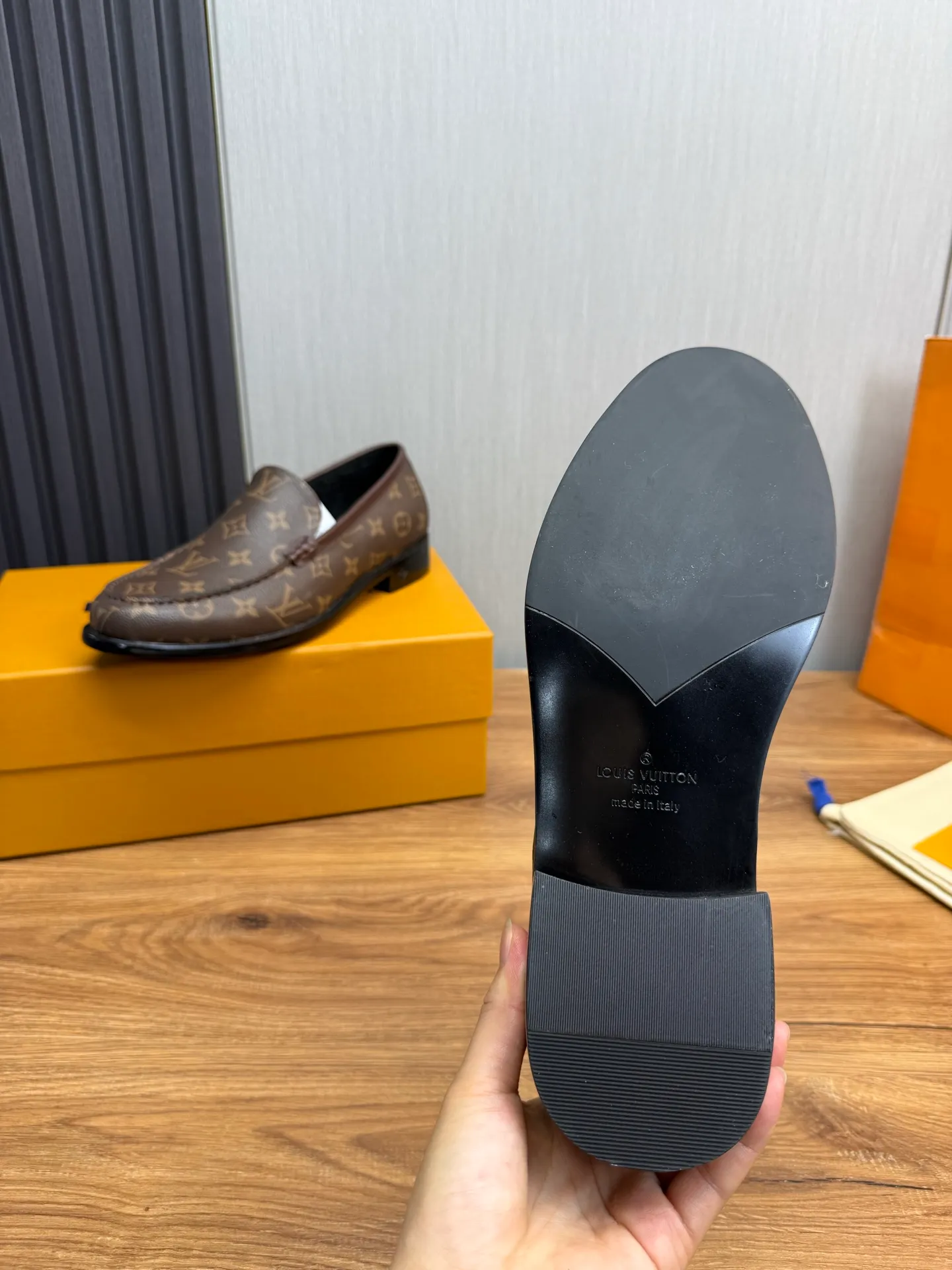 Factory 660💰 LV. Men's business casual leather shoes, all made of imported original brand leather, just to create a more comfortable wearing experience, original non-slip and wear-resistant outsole ✔️16-45 (38.45 non-returnable)